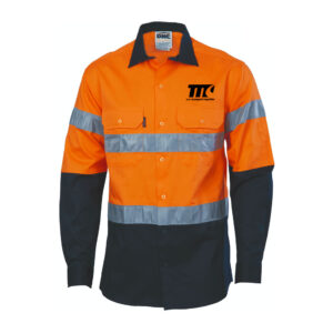 Mens-Long-Sleeve-Drill-Shirt-With-Tape